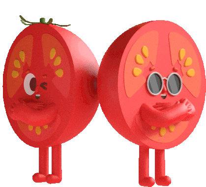 томат танцы Sticker - томат танцы Tomato Stickers