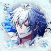 a picture of a anime character with the words samajyu is peak on it