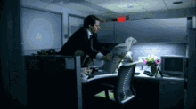 The Lonely Island Desk GIF - The Lonely Island Desk Poop GIFs