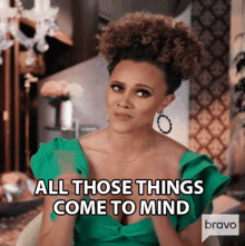 All Those Things Come To My Mind Ashley Darby GIF - All Those Things Come To My Mind Ashley Darby Real Housewives Of Potomac GIFs