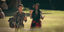 You Goin' To Hell... Save You A Seat! GIF