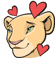 The Lion King Nala Sticker - The Lion King Nala Love Stickers