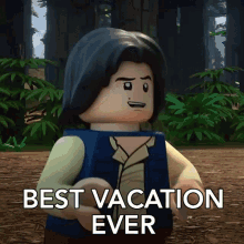 Best Vacation Ever Ben Solo GIF - Best Vacation Ever Ben Solo Lego Star Wars Summer Vacation GIFs