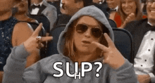 Whats Up Sup GIF - Whats Up Sup Peace Sign GIFs