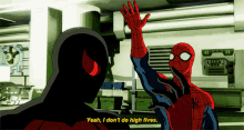 Yeah I Dont Do High Five GIF - Yeah I Dont Do High Five Spiderman GIFs