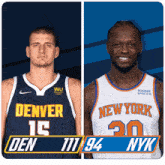 Denver Nuggets (111) Vs. New York Knicks (94) Third-fourth Period Break GIF - Nba Basketball Nba 2021 GIFs