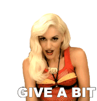 Give A Bit Gwen Stefani Sticker - Give A Bit Gwen Stefani No Doubt Stickers