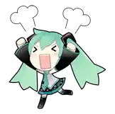 a cartoon of a girl with headphones on her head is angry .