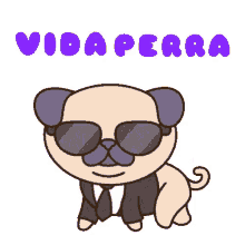 vida perra pug life shades on pug frank the pug