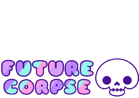 Gee Future Corpse Sticker - Gee Future Corpse Skull Stickers