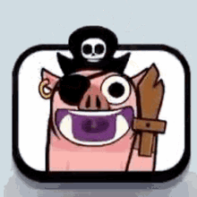Clash Royale Pirate Hog GIF
