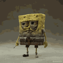 spongebob exhausted