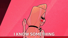 I Know Something You Don'T Know Alastor GIF - I Know Something You Don'T Know Alastor Hazbin Hotel GIFs