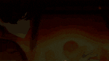 a red haired anime character is holding a ring in his hand