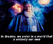 Dumbledore Dreams GIF - Dumbledore Dreams Sleep GIFs