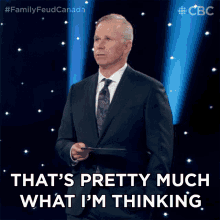 Thats Pretty Much What Im Thinking Family Feud Canada GIF - Thats Pretty Much What Im Thinking Family Feud Canada That Sums Up What Im Thinking GIFs