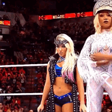 alexa bliss alicia fox mickie james wwe hell in a cell