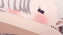 a close up of a person 's arm with a sticker on it that says ' i love you '