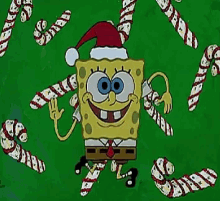 Sponge Bob Square Pants GIF - Sponge Bob Square Pants Merry Christmas GIFs