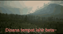 indonesia tanah air puncak gunung rinjani