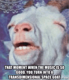 Music Meme Goat Transdimensional GIF - Music Meme Goat Transdimensional GIFs