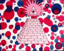 Red White Blue Illuminati GIF - Illuminati Triangle The Eye GIFs