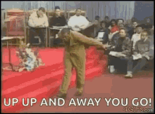 Up Up And Away Pastor GIF - Up Up And Away Pastor Fighter GIFs