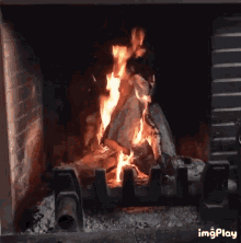 Feux Fireplace GIF - Feux Fireplace Cozy Fire GIFs