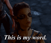 This Is My Word You Have My Word GIF - This Is My Word You Have My Word Lae'Zel GIFs