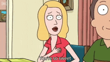 You'Re So Sweet Beth Smith GIF - You'Re So Sweet Beth Smith Rick And Morty GIFs
