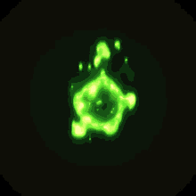 Green Fireball GIF