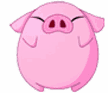 pig dancing cute piggy