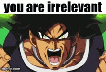 Broly You GIF - Broly You Are GIFs