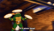 Tmnt Michelangelo GIF - Tmnt Michelangelo Pizza GIFs