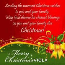 sending the warmest christmas wishes to you and your family