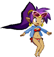 Shantae Half Genie Hero Sticker - Shantae Half Genie Hero Swimsuit Stickers