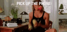 George Of The Jungle Yells Into The Phone GIF - George Of The Jungle Yells Into The Phone Hang Up GIFs