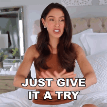 Just Give It A Try Shea Whitney GIF - Just Give It A Try Shea Whitney Try It Out GIFs