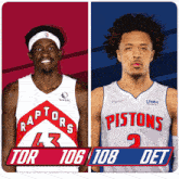 Toronto Raptors (106) Vs. Detroit Pistons (108) Post Game GIF - Nba Basketball Nba 2021 GIFs