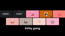 Kirby Gang GIF - Kirby Gang GIFs