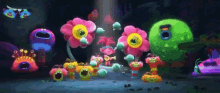 a group of trolls standing next to each other