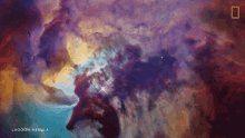 Lagoon Nebula National Space Day GIF - Lagoon Nebula National Space Day Dark Universe101 GIFs