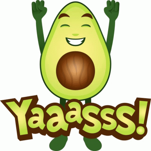 Yaaasss Avocado Adventures Sticker - Yaaasss Avocado Adventures 