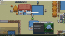 a screenshot of a video game with a shop in the middle