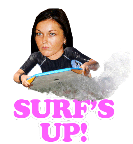 Surfing Surfs Up Sticker - Surfing Surfs Up Surf Stickers