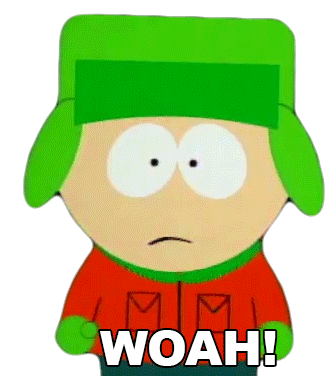 Woah Kyle Broflovski Sticker - Woah Kyle Broflovski South Park Stickers