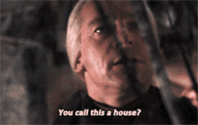 Lucius Malfoy You Call This A House GIF - Lucius Malfoy You Call This A House Hagrid Hut GIFs