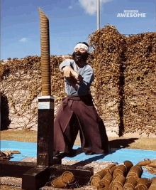 Slicing People Are Awesome GIF - Slicing People Are Awesome Ninja GIFs