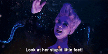 Look At Her Stupid Little Feet Ariel GIF - Look At Her Stupid Little Feet Ariel Ursula GIFs
