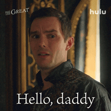 Hello Daddy Peter GIF - Hello Daddy Peter Nicholas Hoult GIFs